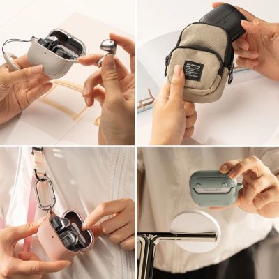 6. Ringke Onyx MagSafe Case für Samsung Galaxy Buds 3 / 3 Pro - Grau