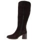 3. Damen-Cowboystiefel aus Leder mit Absatz, Wildleder, braun, Vinceza 133103