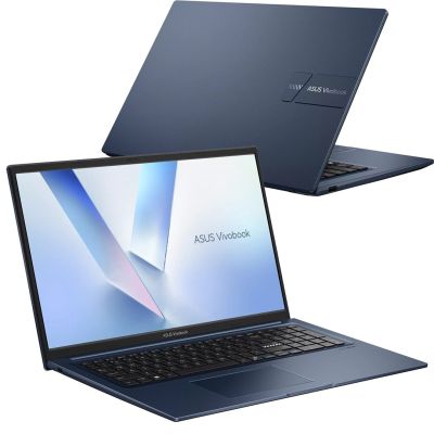 9. ASUS Vivobook 17 X1704MA-AU035, Intel Core i7-350, 17,3" FHD IPS-Display (60 Hz, 250 Nits), 16 GB DDR5 SSD, Intel Grafik, WLAN + Bluetooth, 720p-Kamera, 50 Wh Akku, kein Betriebssystem, leises Blau