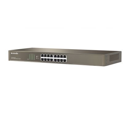 3. Tenda TEG1016G Netzwerk-Uplinks Unmanaged Gigabit Ethernet (10/100/1000) 1HE Blau