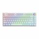 3. SAVIO DRAHTLOSES MECHANISCHES TASTATUR PHENIX WEISS GATERON ROT PRO ABS