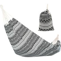 Gartenhängematte für 1 Person 200x100cm Ethno mit Bezug 1063980