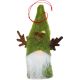 8. Weihnachtsanhänger, 9 cm, grün, Weihnachtsmann