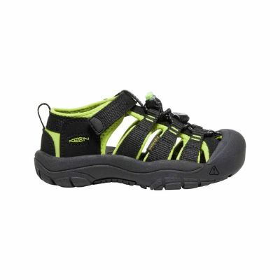 Keen Newport H2 Schwarz/Lime Green Kinder Sommer Wandersandalen (1009942)