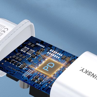 14. Wozinsky WGWCW USB-A USB-C 20W Wandladegerät - Weiß