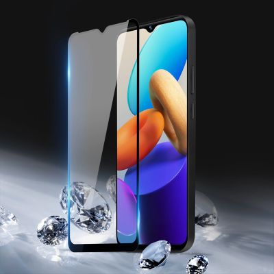 4. Dux Ducis 9D gehärtetes Glas Vivo Y35 / Vivo Y22 / Vivo Y22s 9H gehärtetes Glas mit schwarzem Rahmen