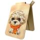 3. Nimmy New Big-Eye Cute Pets 2.0 Hunde-Magnetgeldbörse mit Handyhalterung – Braun