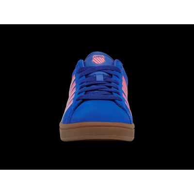 3. K-swiss COURT TIEBRK II SDE DAZZLING BLUE/PINK LEMONADE/GUM-M Sneakers (99492-480-M)
