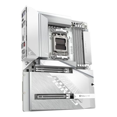 4. Gigabyte B850 AORUS STEALTH ICE Motherboard (B850, AM5, ATX, DDR5)