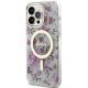 2. Guess GUHMP14LHCFWST iPhone 14 Pro 6,1" transparente Hardcase Flower MagSafe