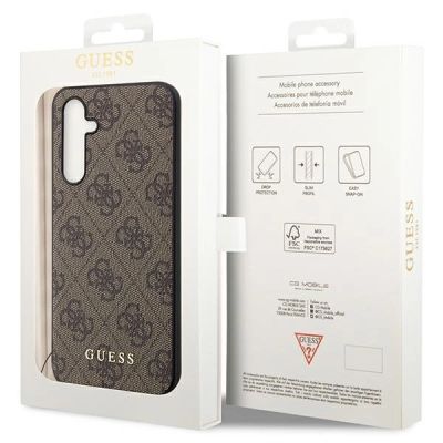 8. Guess 4G Charms Collection Hülle für Samsung Galaxy A54 5G - Braun
