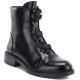 5. Damen-Ankle-Boots mit Zierblumen, gefüttert, schwarz, Potocki SZ12852