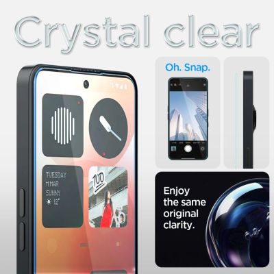 4. Spigen Glas.tR EZ Fit Panzerglas für Nothing Phone 3A / 3A Pro - Transparent