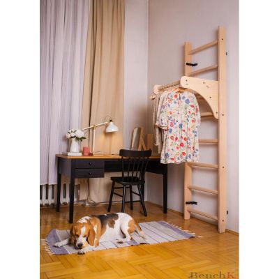 7. Klimmzugleiter aus Holz mit Schreibtischbank K 112