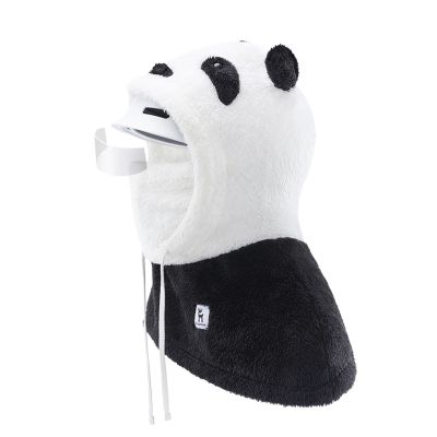 3. Qunature Panda Ski-Sturmhaube für Kinder/Erwachsene, Größe M – Schwarz/Weiß