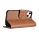 16. iCarer Wallet Case 2in1 Cover iPhone 14 Plus Anti-RFID Leder Flip Case Braun (WMI14220727-BN)