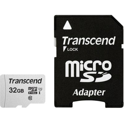 2. 32 GB Transcend SDHC USD300S-A microSD-Karte mit Adapter