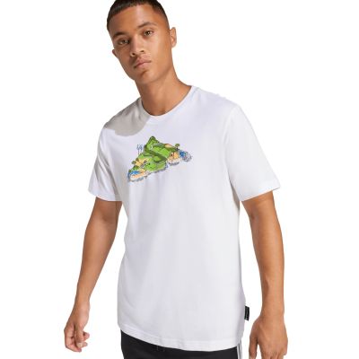 4. adidas Novelty Mini-T-Shirt für Herren, weiß, JZ5037