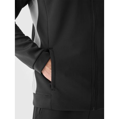 4. Herren-Trainings-Sweatshirt mit Kapuze 4F 4FWAW24TFSWM405-20S