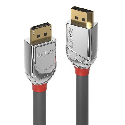 Lindy 36303 DisplayPort-Kabel 3 m Chrom, Grau