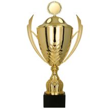 Metallbecher mit Deckel