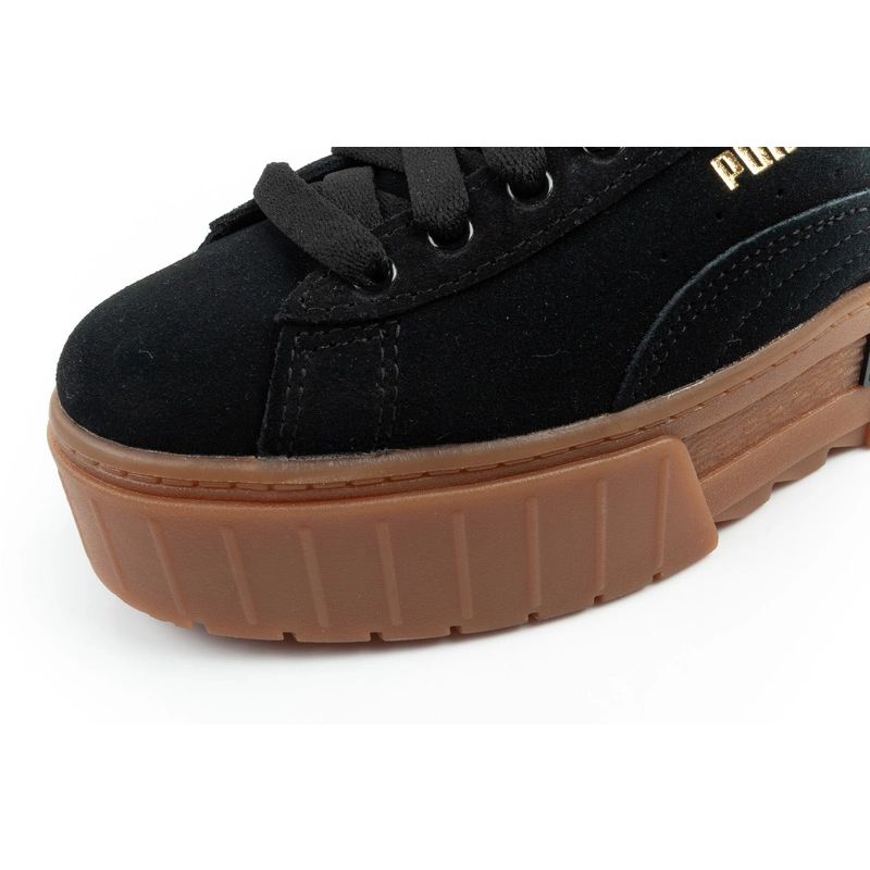 6. Puma Mayze Damen Sportschuhe Sneakers Plateau schwarz modisch Leder
