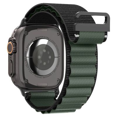 3. Armband Spigen WBF1 Armband für Apple Watch 44 / 45 / 46 / 49 mm - Schwarz und Grün