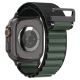 3. Armband Spigen WBF1 Armband für Apple Watch 44 / 45 / 46 / 49 mm - Schwarz und Grün