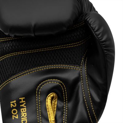 18. adidas HYBRID 80 ADIH80 Boxhandschuhe schwarz gold