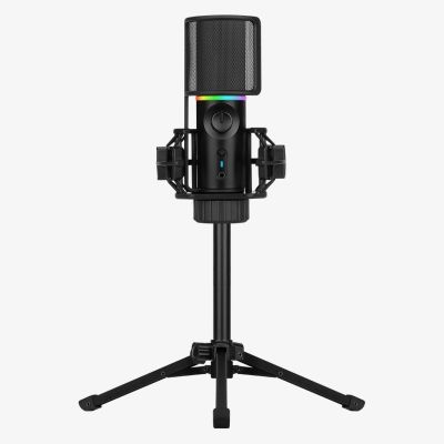2. Streamplify Mikrofonstativ Schwarzes Studiomikrofon