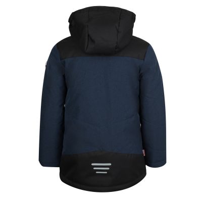 2. Trollkids Kinder Norefjell Jacke für Mädchen/Jungen, wasserdicht, Marineblau (132-100)