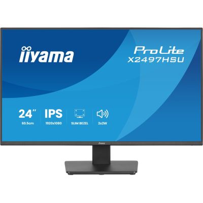 7. iiyama ProLite X2497HSU-B1 Computermonitor 60,5 cm (23,8") 1920 x 1080 px Full HD LED Schwarz
