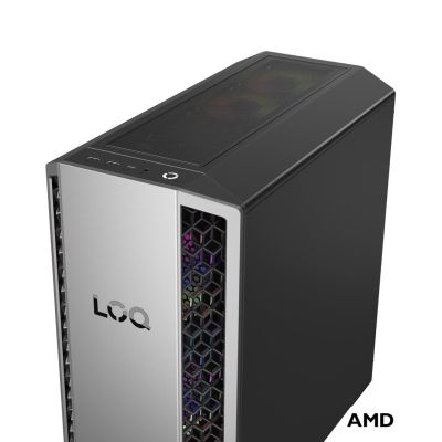 5. Lenovo LOQ Tower 26ADR10 Ryzen 7 8745HX 32 GB DDR5 5200 SSD 1 TB GeForce RTX 5060 8 GB Win11 Luna Gray / Eclipse Black