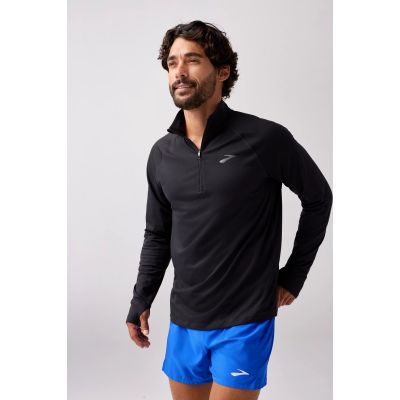 Herren Dash 1/4 Zip 3.0 Laufhoodie Schwarz Herren Dash 1/4 Zip 3.0 Laufhoodie Schwarz