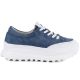 2. blaue Damen-Plateauschuhe aus Leder von Vince