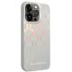 3. Karl Lagerfeld Monogram Iridescent Hülle für iPhone 14 Pro – Silber