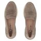 4. Beigefarbene Plateau-Loafer aus Leder für Damen, Modell Filippo DP7528