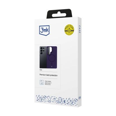 9. 3mk Smoke MagCase für Samsung Galaxy S25 Ultra - Lila-Transparent