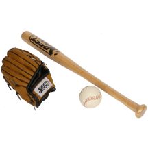 BESTES SPORT-BASEBALLSET (SCHLÄGER, BALL UND HANDSCHUH)