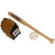BESTES SPORT-BASEBALLSET (SCHLÄGER, BALL UND HANDSCHUH)