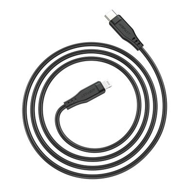3. Acefast C3-01 Lightning – USB-C PD-Kabel 30 W 3 A 480 Mbit/s 1,2 m – Weiß