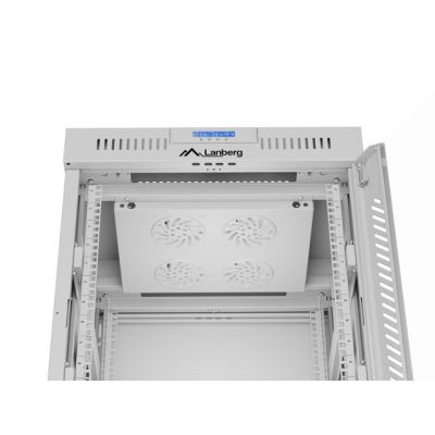 11. Lanberg FF01-6615-12SL Freistehendes Rack 15U Grau