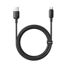 Baseus Silky 3A USB-A - USB-C Kabel 1m - Schwarz