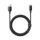 Baseus Silky 3A USB-A - USB-C Kabel 1m - Schwarz
