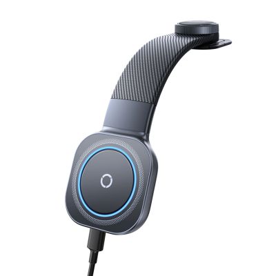 3. Baseus PrimeTrip C03Pro Kfz-Armaturenbretthalterung mit kabellosem Ladegerät, MagSafe-kompatibel – Schwarz