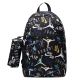 Air Jordan Sport-Schulrucksack mit Federmäppchen, schwarz - 9B0503-F69