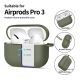 4. Tech-Protect Silikon-Hakenhülle für AirPods Pro – Olivgrün