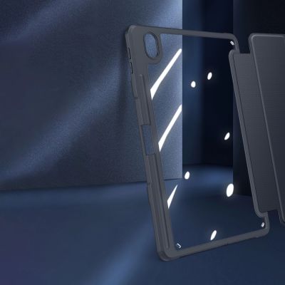 18. Dux Ducis Toby Armored Flip Smart Case für Oppo Pad mit Stifthalter Schwarz