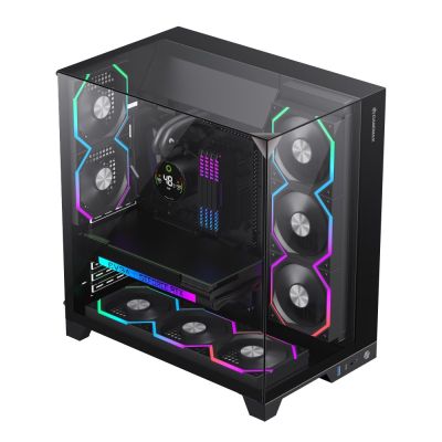 5. GameMax Infinity Pro BK Midi Tower Schwarz