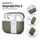 4. Tech-Protect Silikonhülle für AirPods Pro 3 – Grün